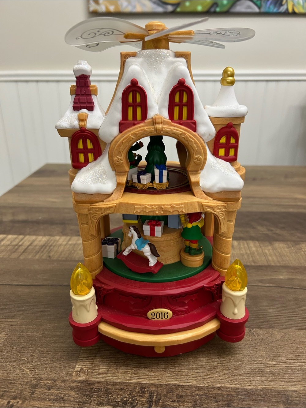 Hallmark 2016 Where Dreams Become Toys Animated Tabletop Decoration